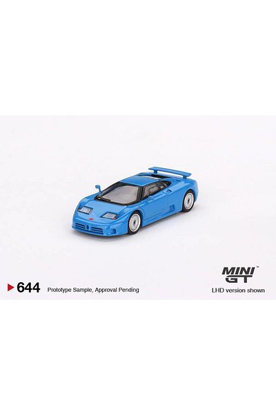 mini gt 1/64 Bugatti Eb110 Gt Blue Bugatti