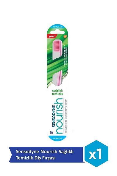 Sensodyne Nourish Healthy Cleaning Toothbrush