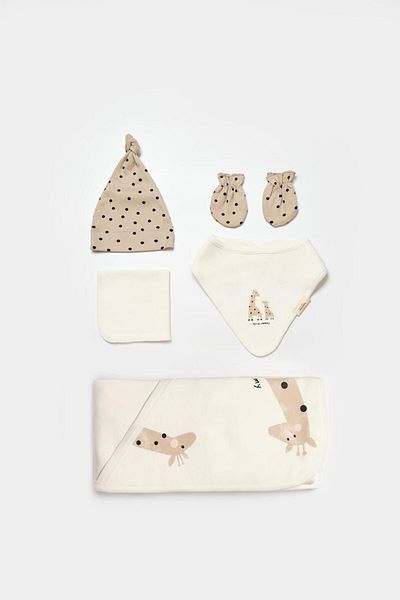 BabyCosy Baby 10 Piece Set, 100% Organic Cotton, Baby and Newborn Series, Hospital Outlet Set - Csy5112