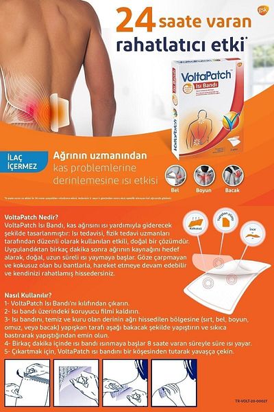 Voltapatch Heat Band 4 Pack