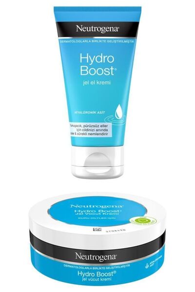 Neutrogena Hydro Boost Kavanoz Krem 200 Ml + Hydro Boost El Kremi 75 Ml
