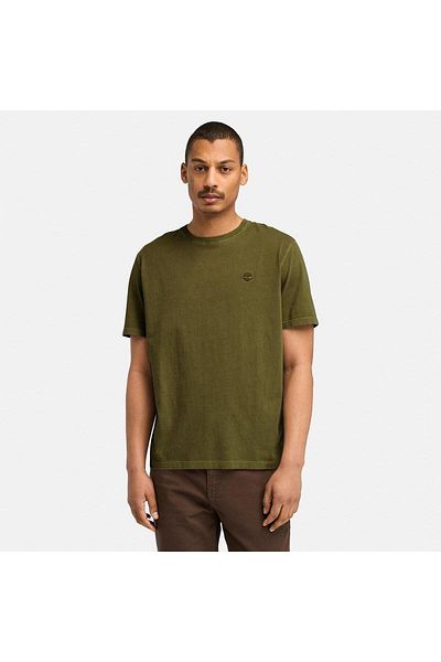 Timberland Ανδρικό πράσινο μπλουζάκι DUNSTAN RIVER - Χρώμα ενδυμάτων, κοντό μανίκι, TB0A5YAY3021
