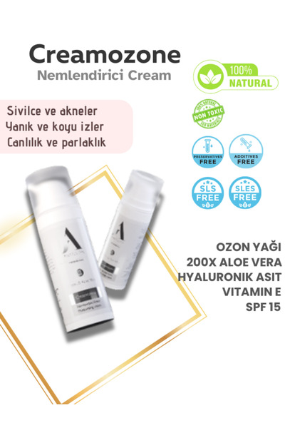 Genel Markalar Creamozone Nemlendirici Krem Güneş Koruyucu Etkili Sağlık Cilt...