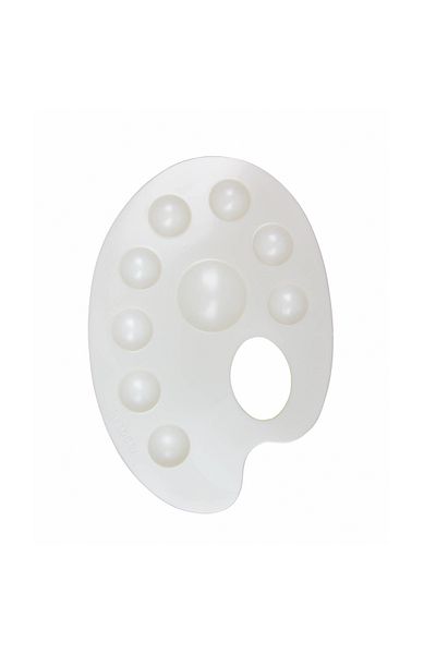 FLY COLOR 19cm Painting Palette - 9 Sections