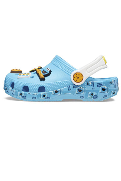 Crocs 208847-404 Sesame Workshop Cls Clg T çocuk Terlik Açık Mavi