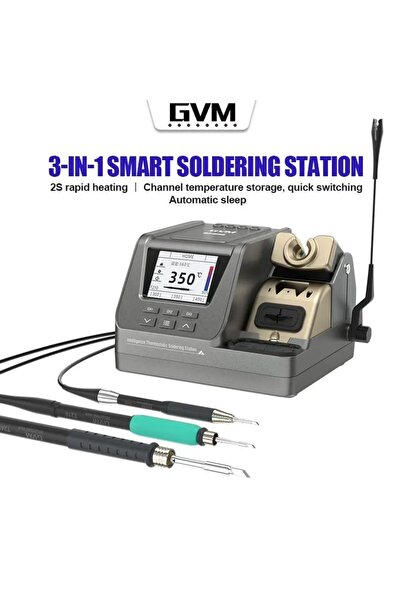 Genel Markalar Gvm H3 Akıllı Lehim Istasyonu Havya 3kollu (t115-t210-t245 3 K...