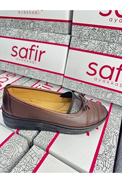 SAFİR Pantofi de damă clasici, confortabili, ortopedici, maro, de zi cu zi, p...