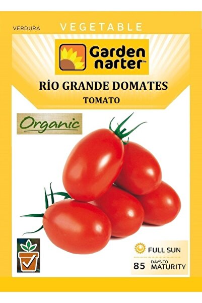 GARDEN NARTER Rio Grande Domates Tohumu Doğal Organik Salçalık Bursa Domates ...