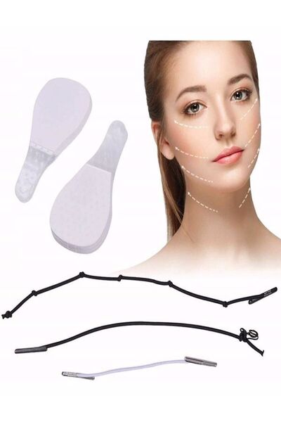 Genel Markalar Yüz Germe Bandı 40'lı Set Kırışıklılık Karşıtı Yüz Germe