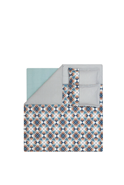 Yataş Brice Double Duvet Cover Set - Indigo