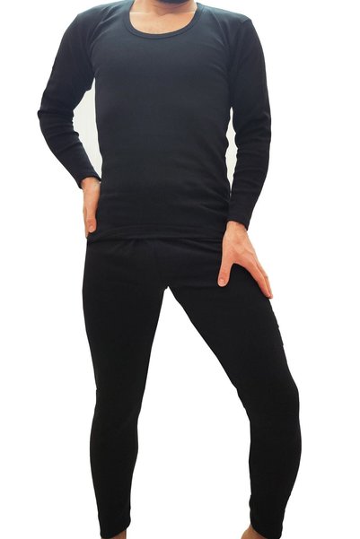 ATİLLA İÇ GİYİM Raised Underwear Set Top-bottom Black