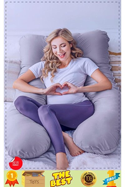 OMZ Hamile Yastığı Sarılma Yastığı Çok İşlevli Büyük Yastık Hamile Uyku Yastıgi Hamile Yastıgi Hamile D