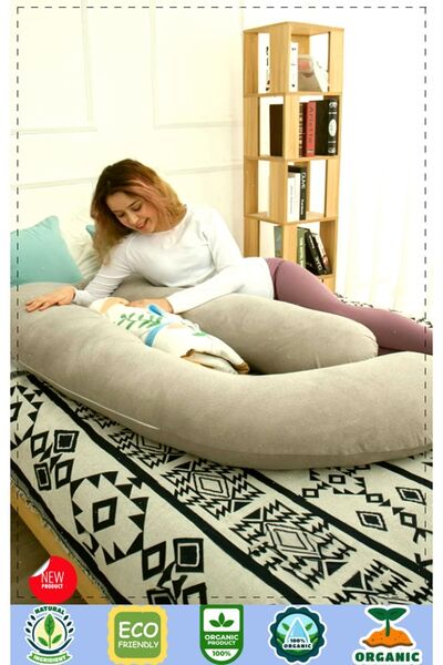 OMZ Ortopedik Bacak Arası Boyun Ve Karın Destekli Hamile Yastığı Hamile Uyku ...