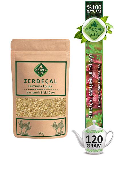 Gökçek Şifa Turmeric Blended Tea (TURMERIC BLENDED TEA) 120 Gr