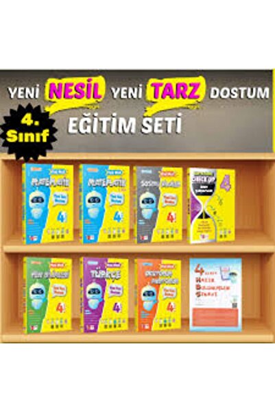 Artı Eğitim Yayınları Yeni Tarz Dostum 4. Sınıf Set 2022-2023 (10 Lu Set Hika...