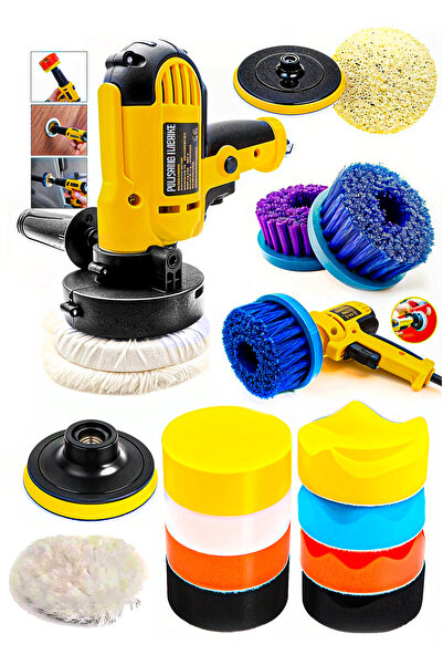 PROXTECH Yüksek Kalite Profesyonel Koltuk Yıkama Zımpara Parlatma Pasta Cila ...