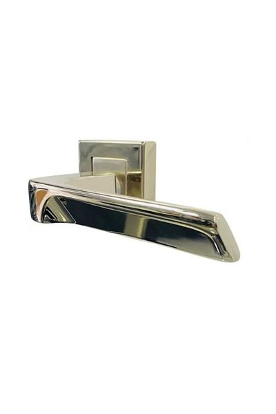 ARON New Luxury Duvet - Nickel Satin Room Door Handle Aluminum/steel (Pair with Back and Front)