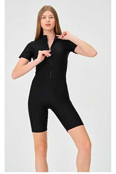 mikam SHORT SLEEVE LONG SHORTS ZIPPERED QUALITY STYLISH FLYING SWIMSUIT/MAYOQUINES