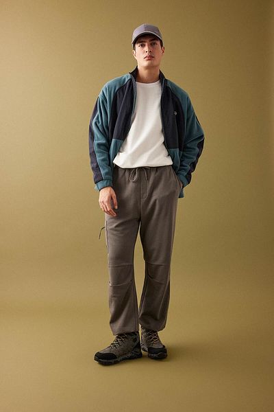 DEFACTO FİT Discovery Channel - Cargo Pocket and Wide Leg Sweatpants, Oversize Fit