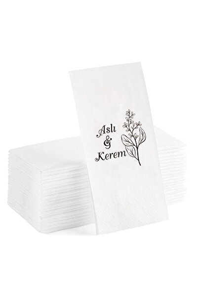 Matbaagraf Kişiye Özel Söz Düğün Nişan Sunum Servis Peçetesi Konuşan Kağıt Peçete