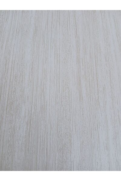 KMS HOME Sade Desenli Açık Renk Silinebilir Duvar Kağıdı 5m2