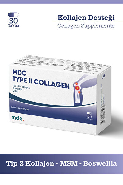 MDC Tip 2 Kolajen 30 Tablet (TİP 2 KOLAJEN, MSM, AKGÜNLÜK)