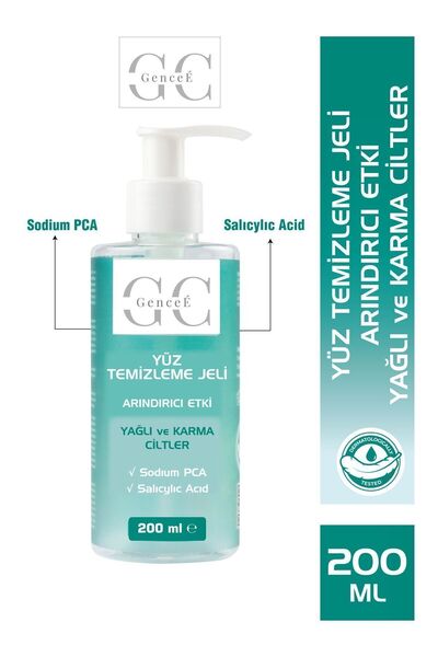 GenceE Yağlı Ve Karma Ciltler için Siyah Nokta, Akne ve Leke Karşıtı, Sebum D...