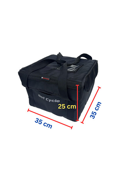 DOT CYCLE Termal Isı Yalıtımlı Yemek Taşıma Çantası / Kurye Yemek Servis Çant...