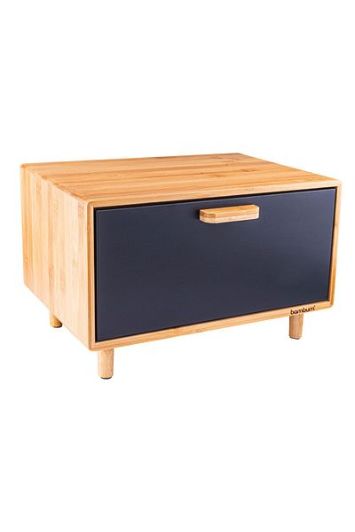 Bambum Ruby - Bread Storage Container Black Patterned
