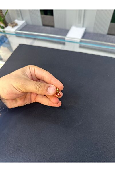 ahes kuyumculuk 14 Ayar Altın Akik Taşlı Kafes Modeli Kolye Ucu