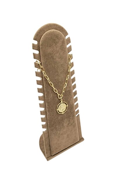 Aydın Decor Çam Model Süet Kumaş  Ayaklı Kolye ve Halhal  Standı (AydınDecor)