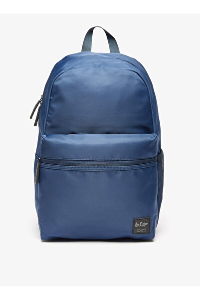 Lee Cooper Solid Backpack with Adjustable Straps and Zip Closure - 30x13x44 cm