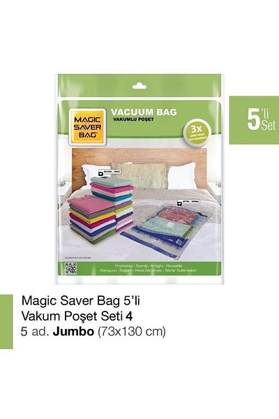 Magic Saver Bag 5-Piece Vacuum Bag Set-4