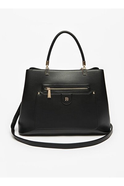 Flora Bella by Shoexpress حقيبة تسوق فلورا بيلا الصلبة بمقابض علوية وحزام قاب...