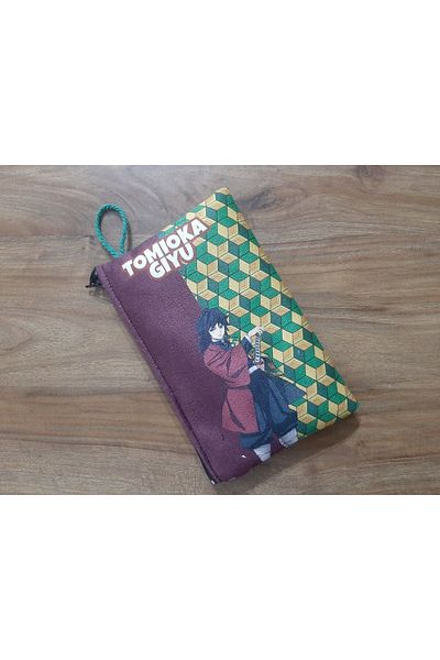 owl bag Suport pentru stilou cu model Demon Slayer Tomioka Giyu - Portofel