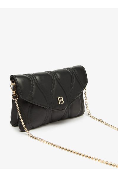 Flora Bella by Shoexpress Flora Bella Quilted Crossbody Bag with Chain Link strap