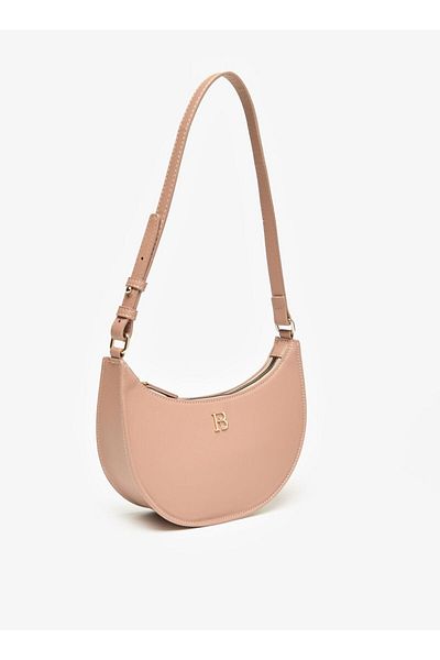 Flora Bella by Shoexpress Flora Bella Solid Hobo Bag with Adjustable Handle and Zip Closure