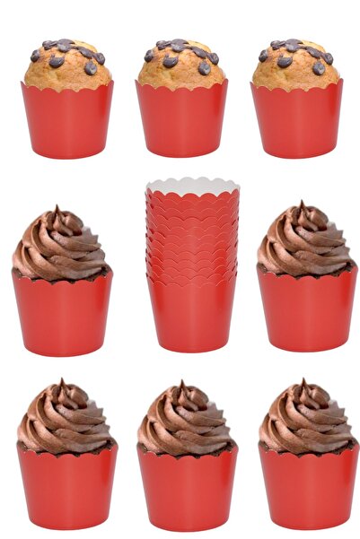 Larenya Red 25-piece Cupcake, CaKe and Muffin Mold