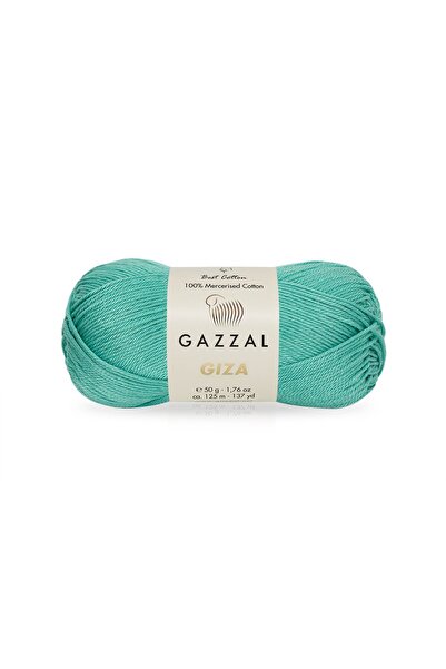 Gazzal Bumbac mercerizat 100% Giza – 50 g 125 m Ață fină pentru tricotat de v...