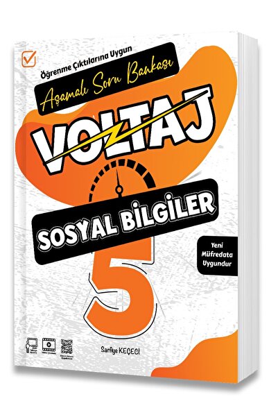 Berkay Yayıncılık 5.SINIF AŞAMALI VOLTAJ SOSYAL BİLGİLER SORU BANKASI