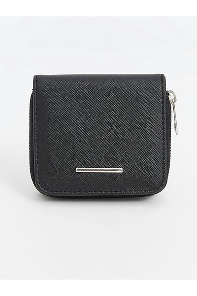 LC Waikiki Black Leather Look Lcw Accessories Women's Wallet
