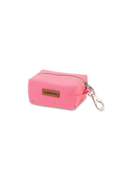 Lusi Doog Light Pink Walking Strap and Dog Poop Bag Set