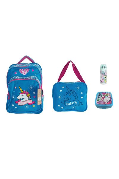 Sentor Set ghiozdan Unicorn (4 BUC.)