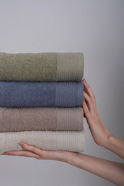 Güvenal Asca Σετ 4 50*90 πετσέτες χεριών και προσώπου | Πετσέτα | Σετ πετσετών
