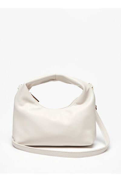 Flora Bella by Shoexpress Solid Hobo Bag with Detachable Strap