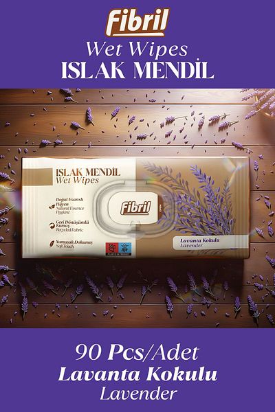Fibril Lavender Scented Leaf Essence - Recyclable Fabric, 12x90 Pk 1080 Model