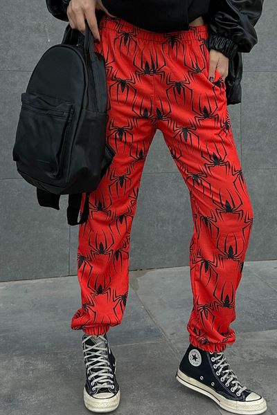 Köstebek Men's Red Spider Vectorel Sweatpants