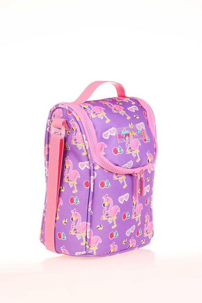 KAUKKO Flamingo Lunchbox with Mirror and Stones - Kids L7137