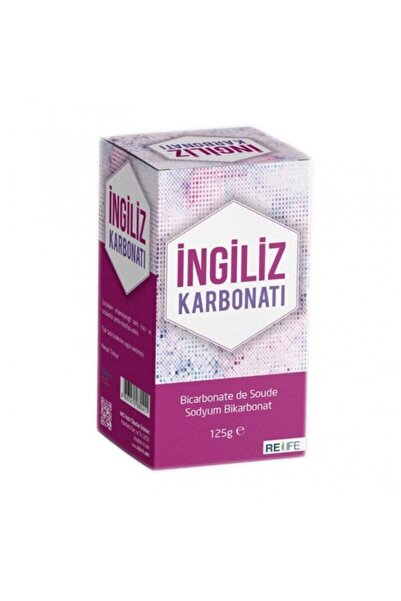 Relife Saf İngiliz Karbonatı 125 gr - %100 Doğal Sodyum Bikarbonat (Alkali Yaşam & Cilt Bakımı İçin)