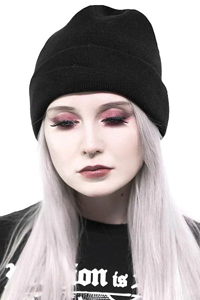 Köstebek Plain Black Beret